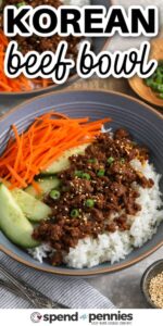 Korėjos jautienos dubuo