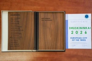 Druskininkai paskelbti 2026 metų Europos medžių miestu